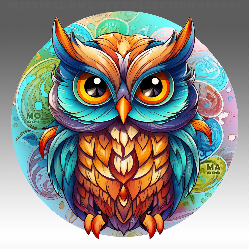 MysticOwl NFT Collection 004. Original Series.