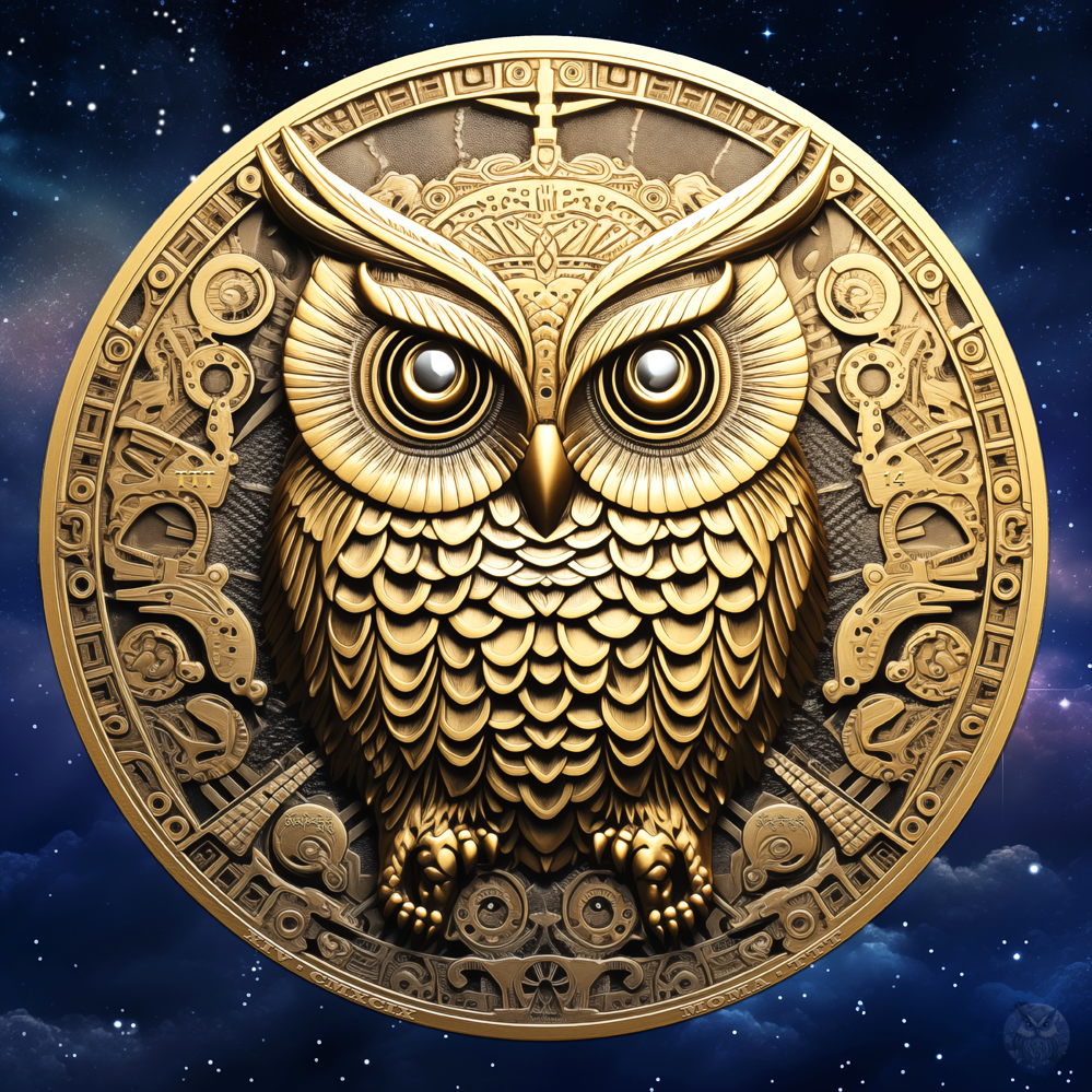 MysticOwl NFT Collection 014.<br>Original Coin Series.