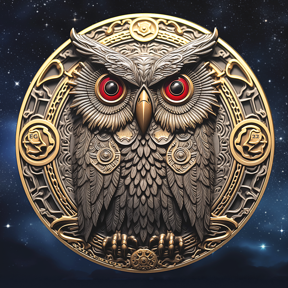 MysticOwl NFT Collection 022. Original Coin Series.