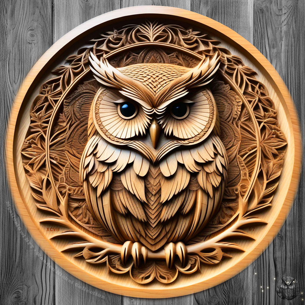 MysticOwl NFT Collection 097. Wooden Nickels.