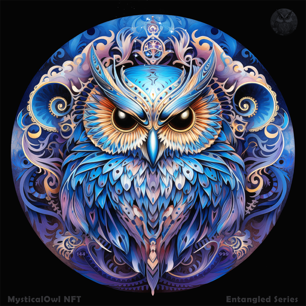 MysticOwl NFT Collection 144. Entangled Series.