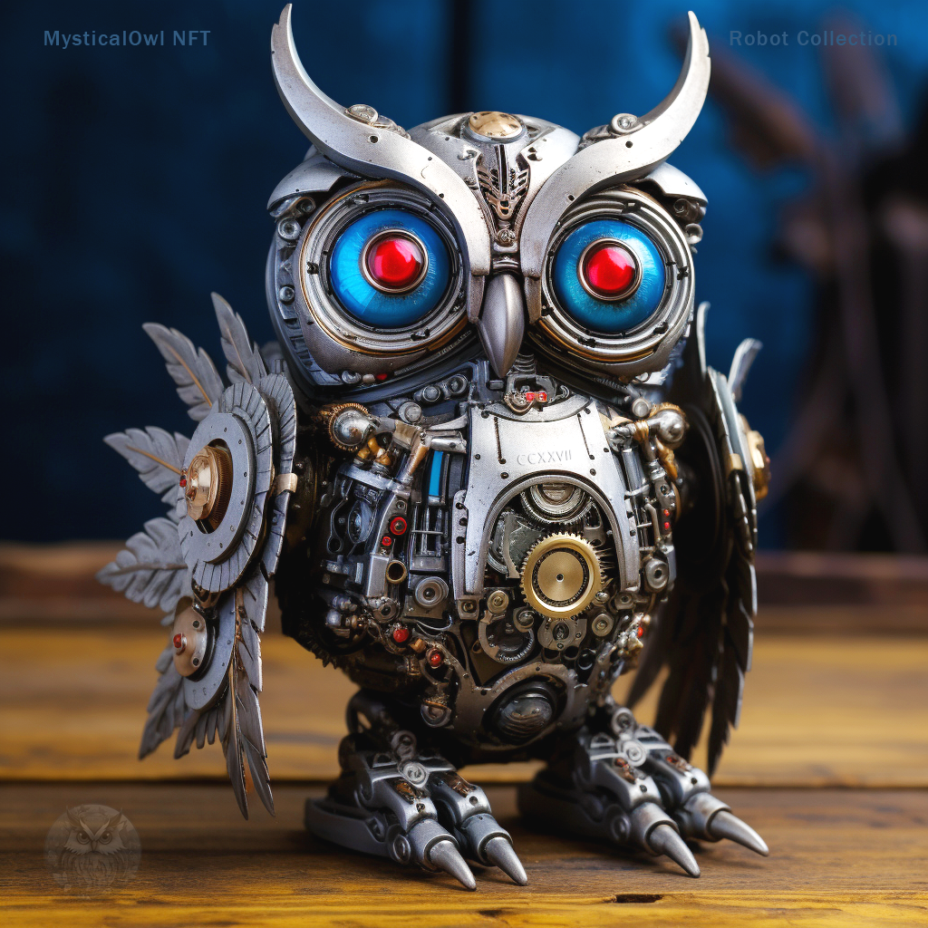 MysticOwl NFT Collection 230. Robot Collection.